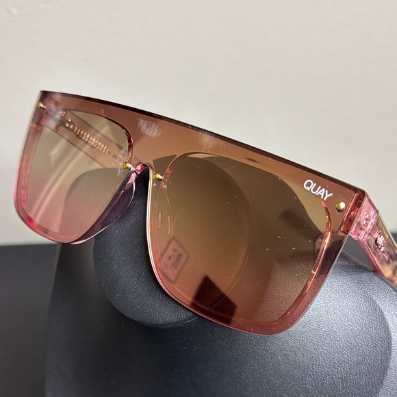Quay Australia Pink Oversized Jaded 125 Sunglasses